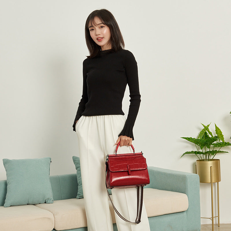 Women's Unique Beautiful Innovative Leather Fashion Shoulder Bags