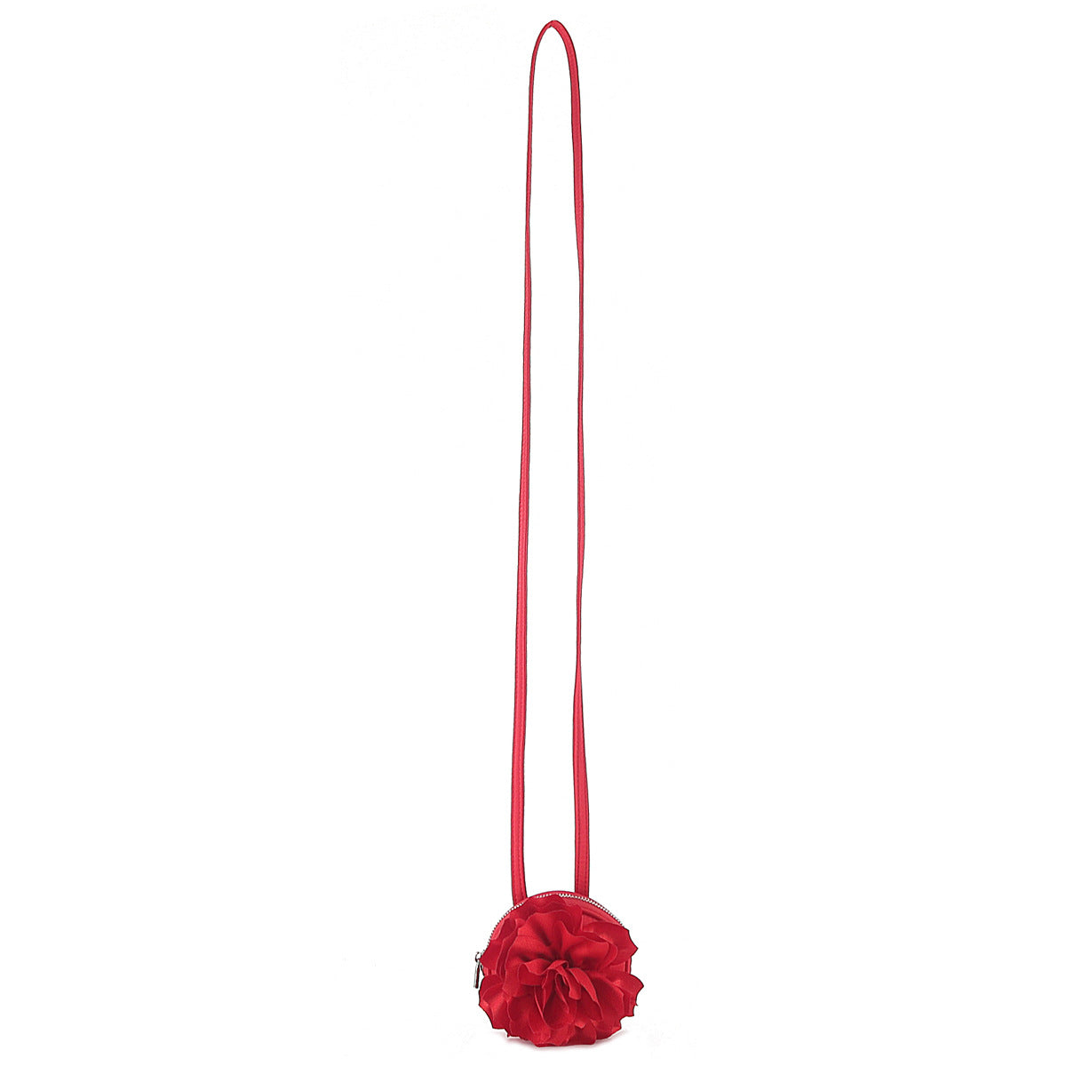 Style Niche Rose Flower Summer Satin Shoulder Bags