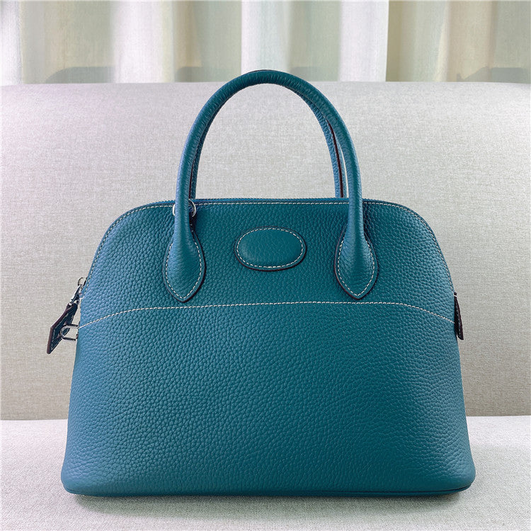 Women's First Layer Cowhide Bowling Shell Fashion Handbags