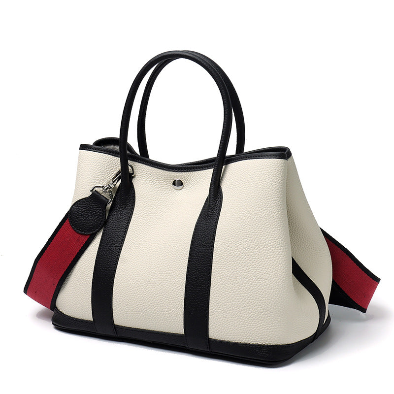 Women's First Layer Cowhide Simplicity Genuine Leather Handbags