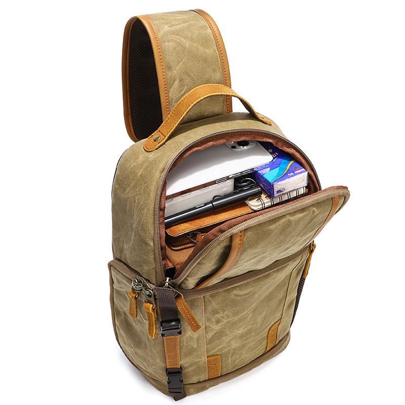 Fashion Trendy Canvas Leisure Waterproof Packet Bags