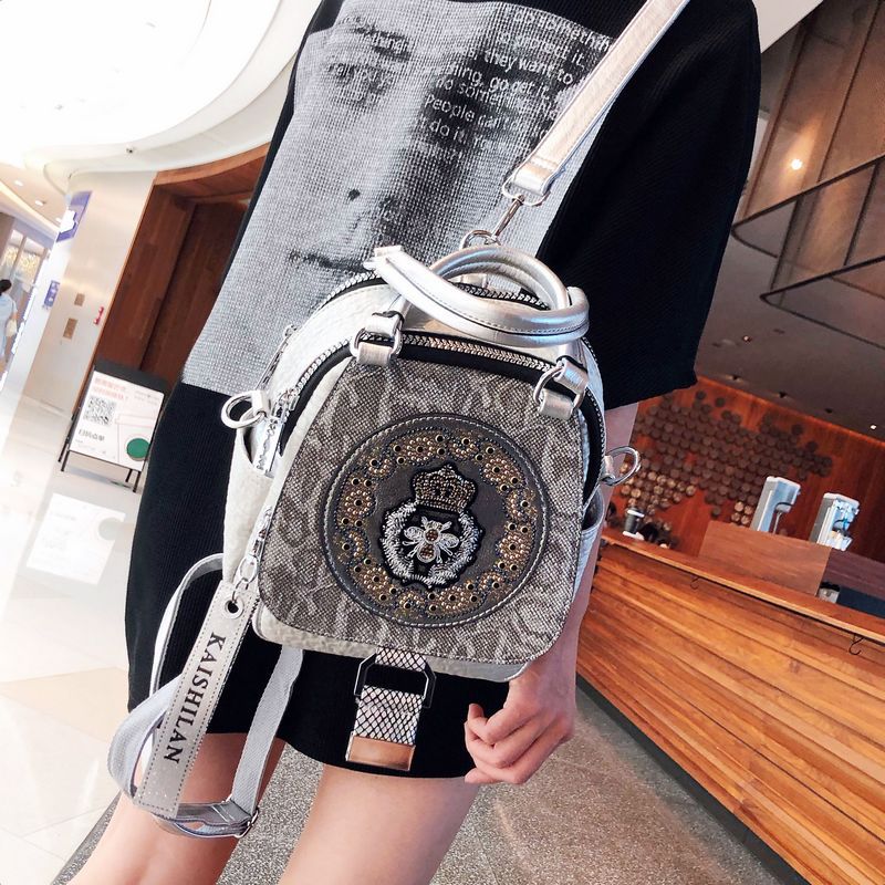 Women's Hot Rhinestone Fashion Trendy High-grade Leather Shoulder Bags