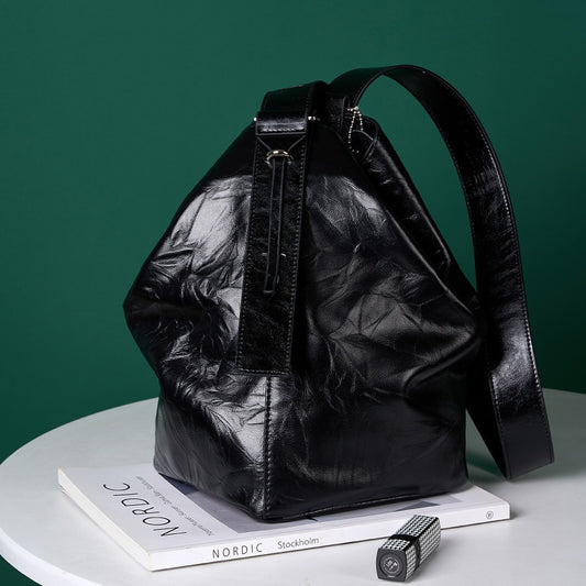 Women's Layer Cowhide High-grade Retro Genuine Leather Crossbody Bags