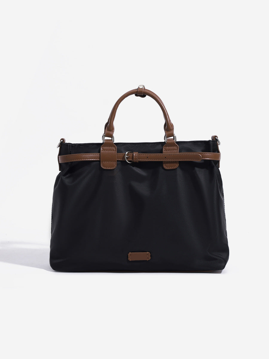 Women's Nylon Large Capacity Portable Class Commuter Tote Bags