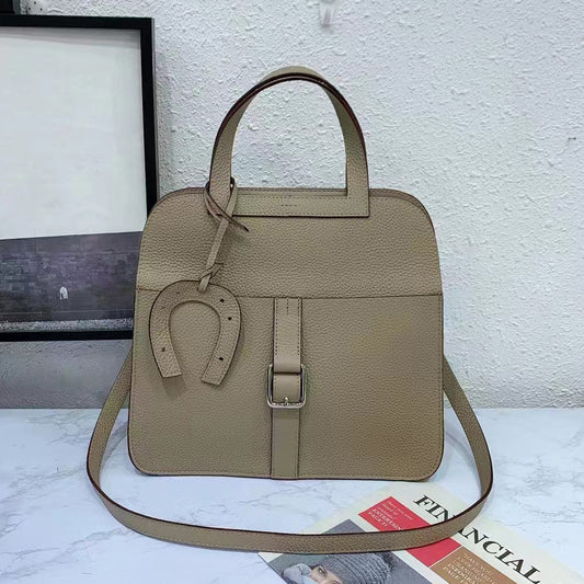 Women's Leather Hand Top Layer Cowhide Lychee Crossbody Bags