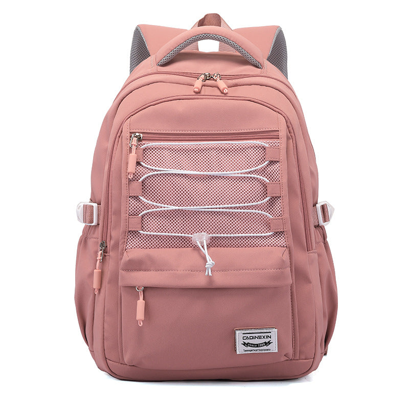 Fashion Canvas Male Female Junior's High College Large Middle School Students' Schoolbags