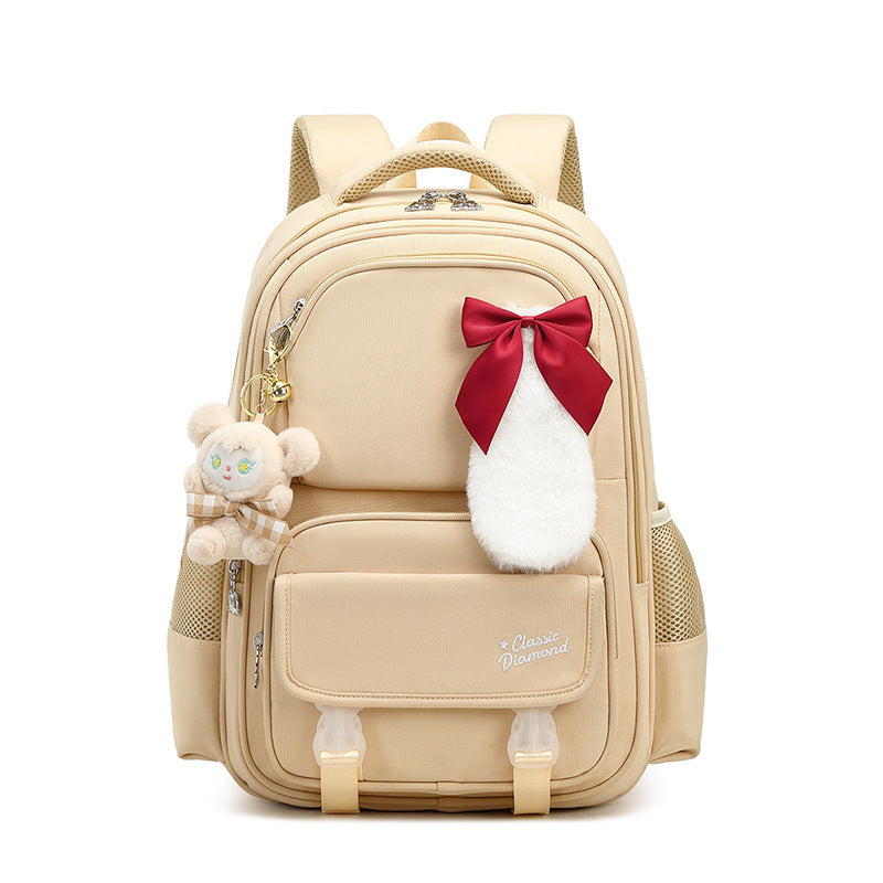 To Primary Female Burden Relief Spine Protection Ultra Light Elementary School Students' Schoolbags