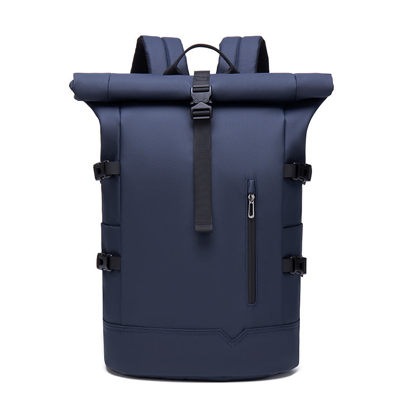 Men's Fashion Trend Curved Edge Large Capacity Computer Backpacks
