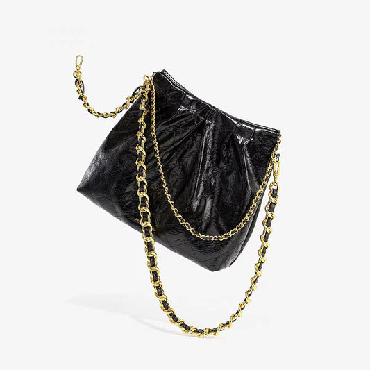 Women's High-grade Large Capacity Garbage Versatile Chain Bucket Bags