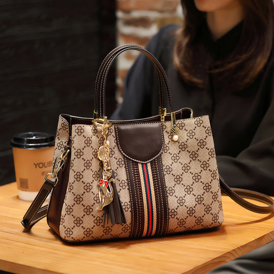 Women's Genuine Leather Fashion Printed Light Luxury Bags