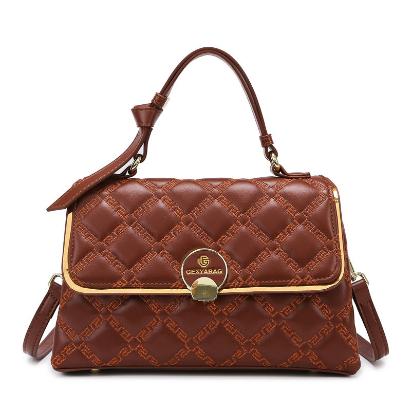 Women's Large Capacity Diamond Quilted Advanced Chic Handbags