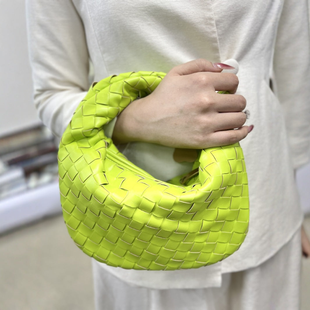 Woven Portable Croissant One Dumpling Price Handbags