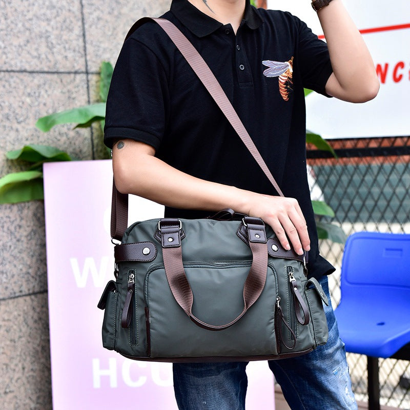Men's Business Commute Nylon Oxford Cloth Fashion Men's Shoulder Bags