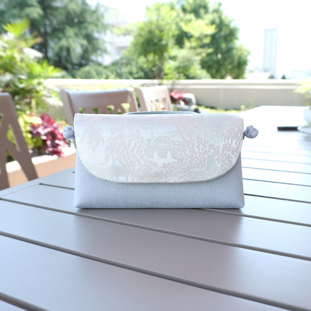Women's Dynasty Brocade Fabric Han Chinese Clothing Small Square Bags