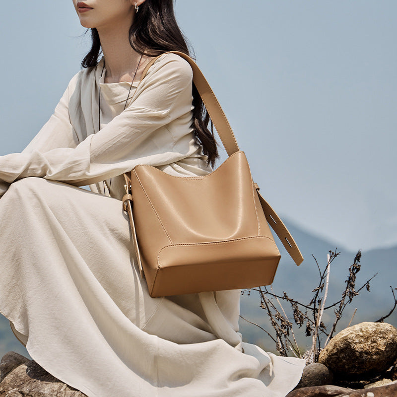 Women's Fashion Genuine Leather Large Capacity Shoulder Bags