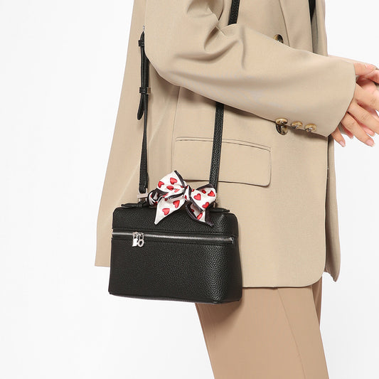 Women's Simple Design Box Portable Mini Versatile Shoulder Bags