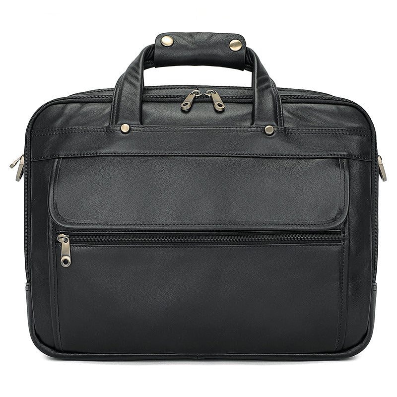 Men's Business Leather For First Layer Cowhide Men's Briefcases