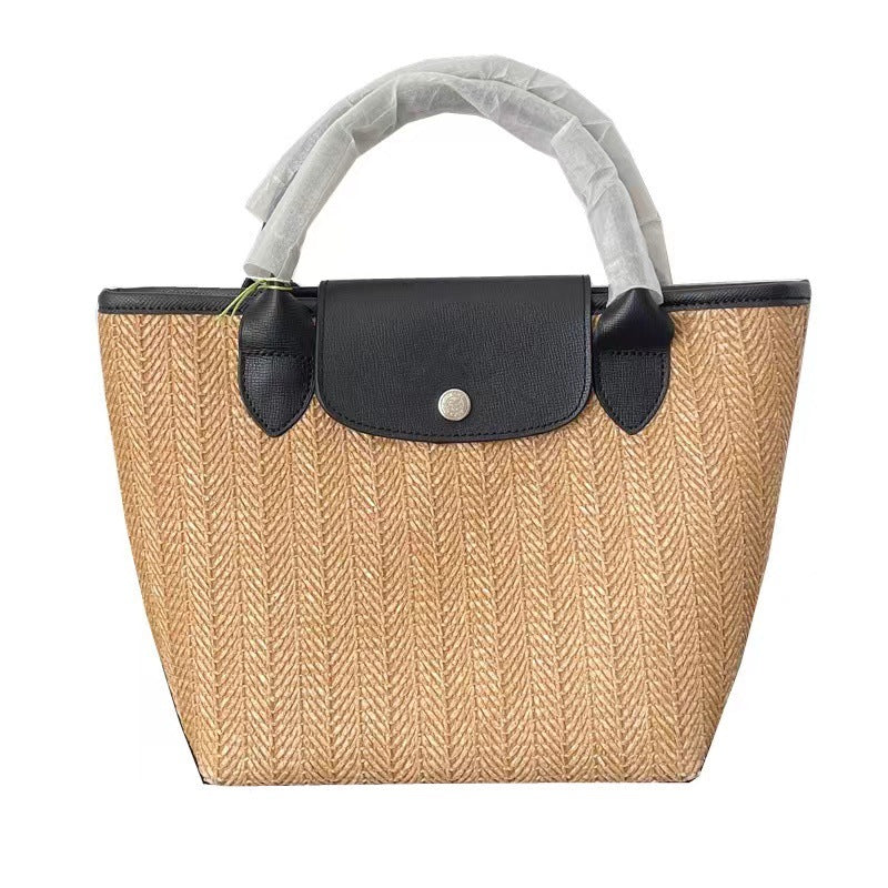 Straw Woven Dumpling Large Size Portable Summer Handbags