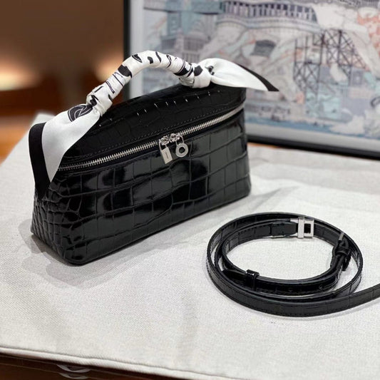 Layer Cowhide Lunch Box Fashion High Sense Versatile Shoulder Bags