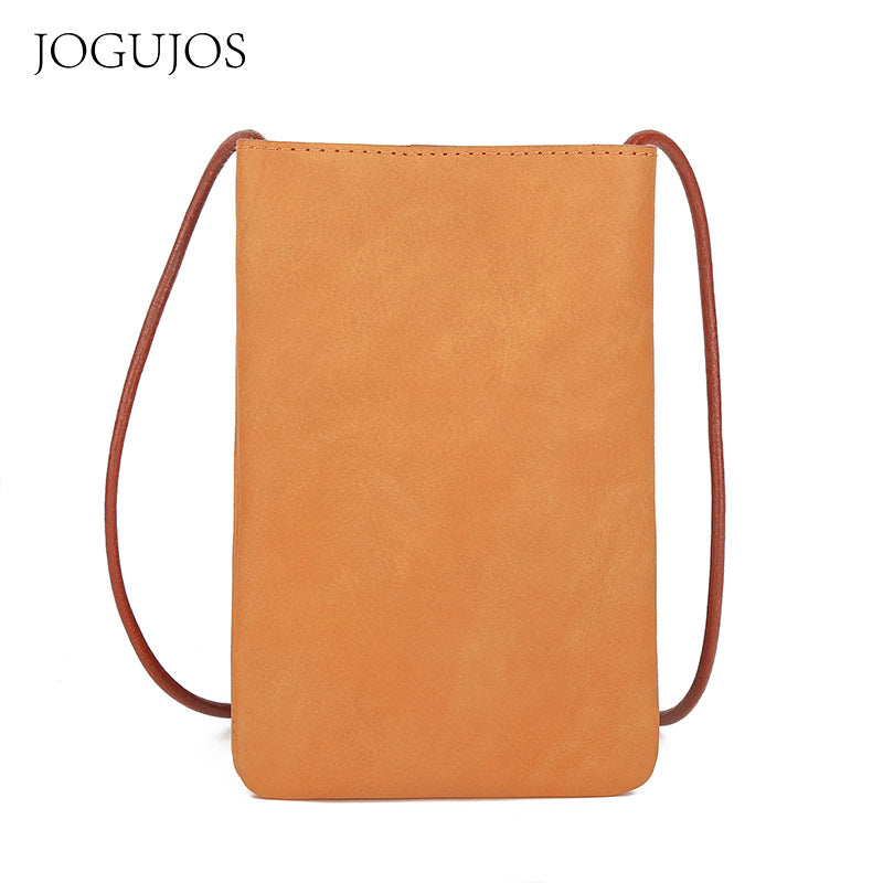 Women's Mobile Wild Leisure Genuine Leather Bags