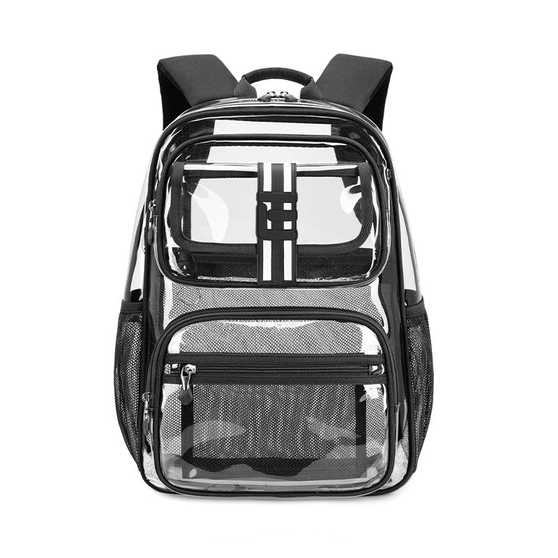 Women's Fashion Transparent Cartoon Material Jelly Backpacks