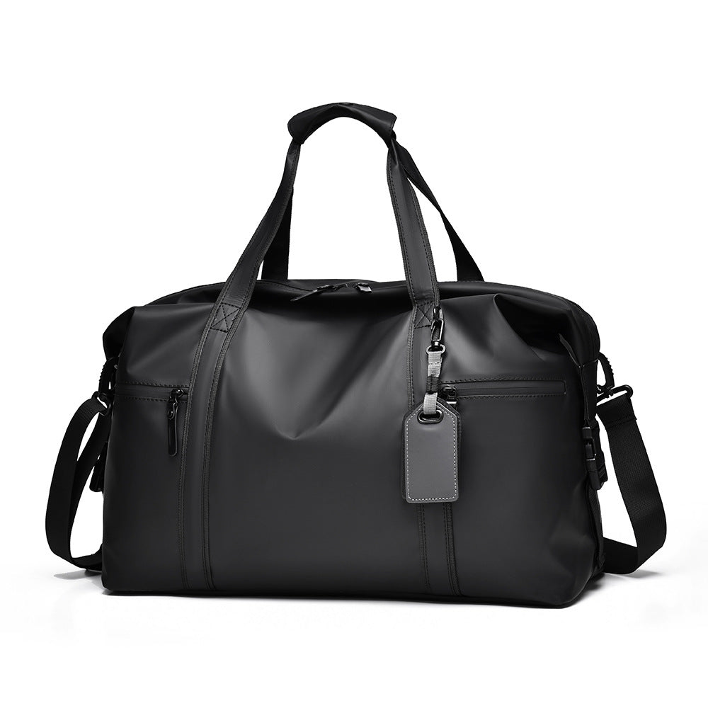 Men's Separation Business Black Large Capacity Short Travel Bags