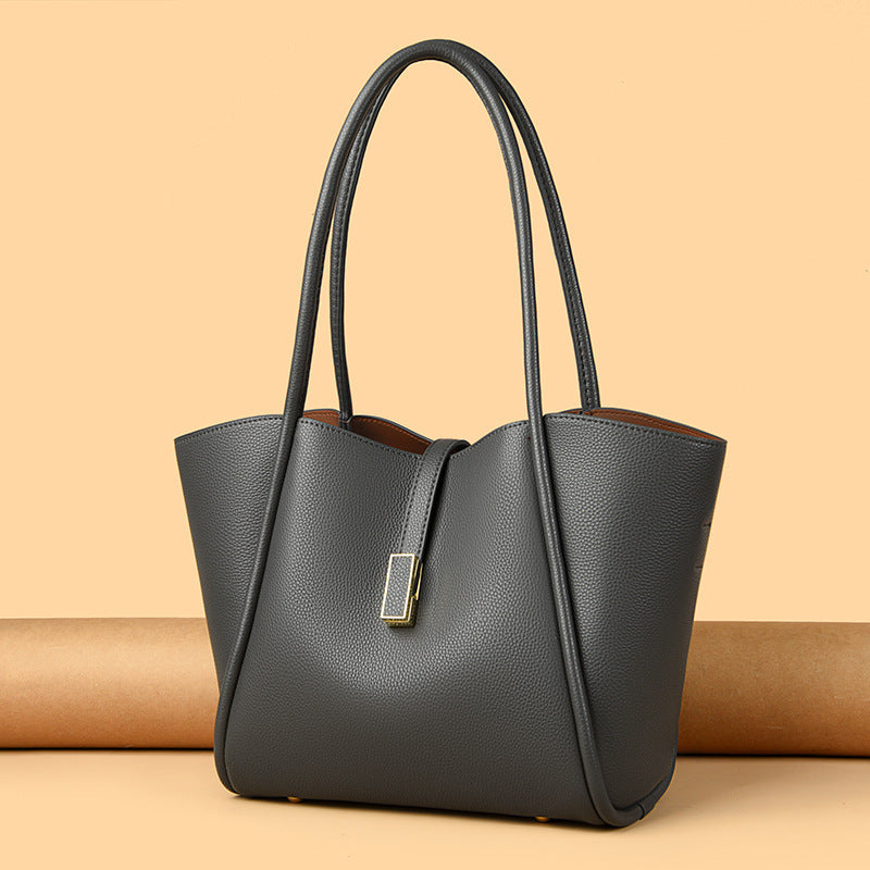 Women's High-grade Simple Large Capacity Totes Trendy Handbags