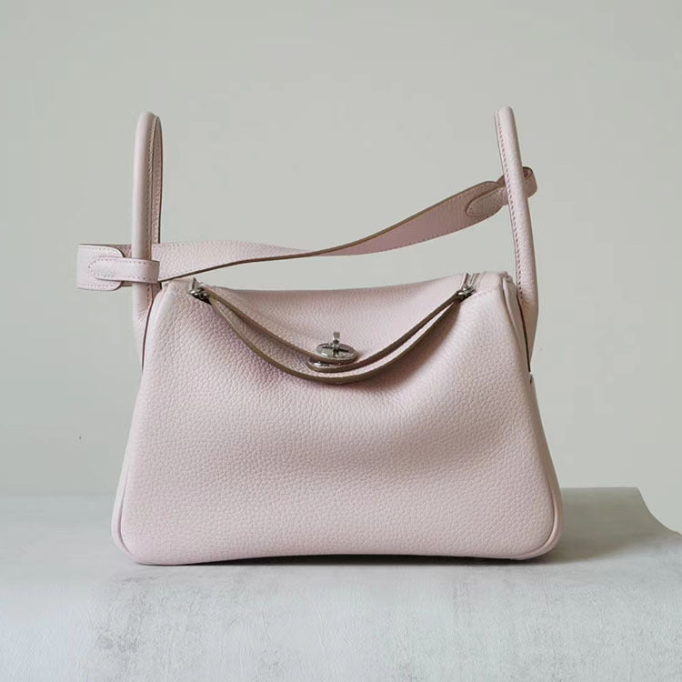 Women's Top Layer Cowhide Mini Lindy Genuine Leather Doctor Shoulder Bags