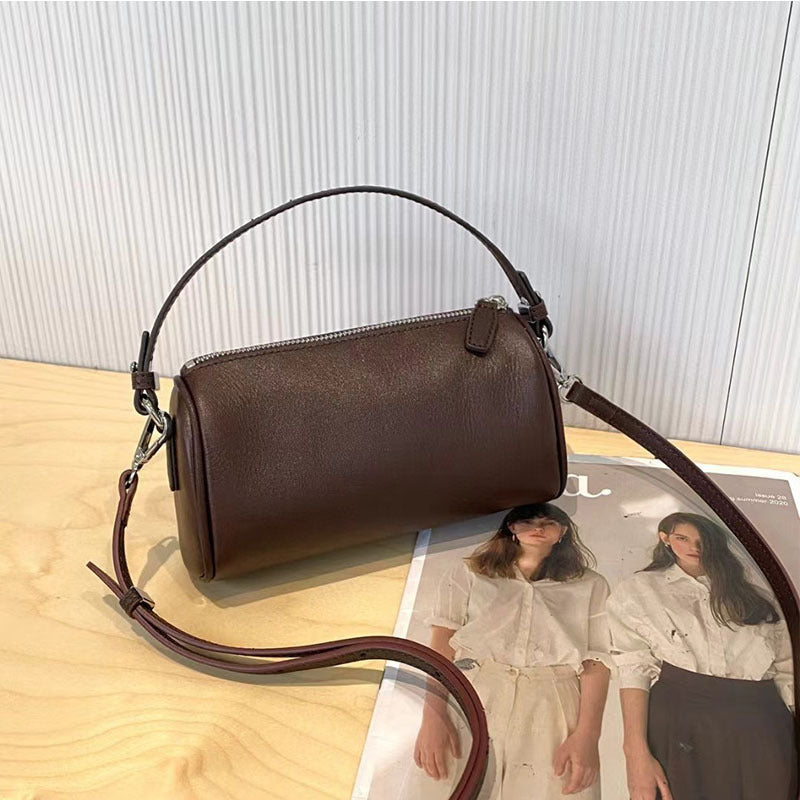 Genuine Leather Simple Female Soft Lightweight Bags
