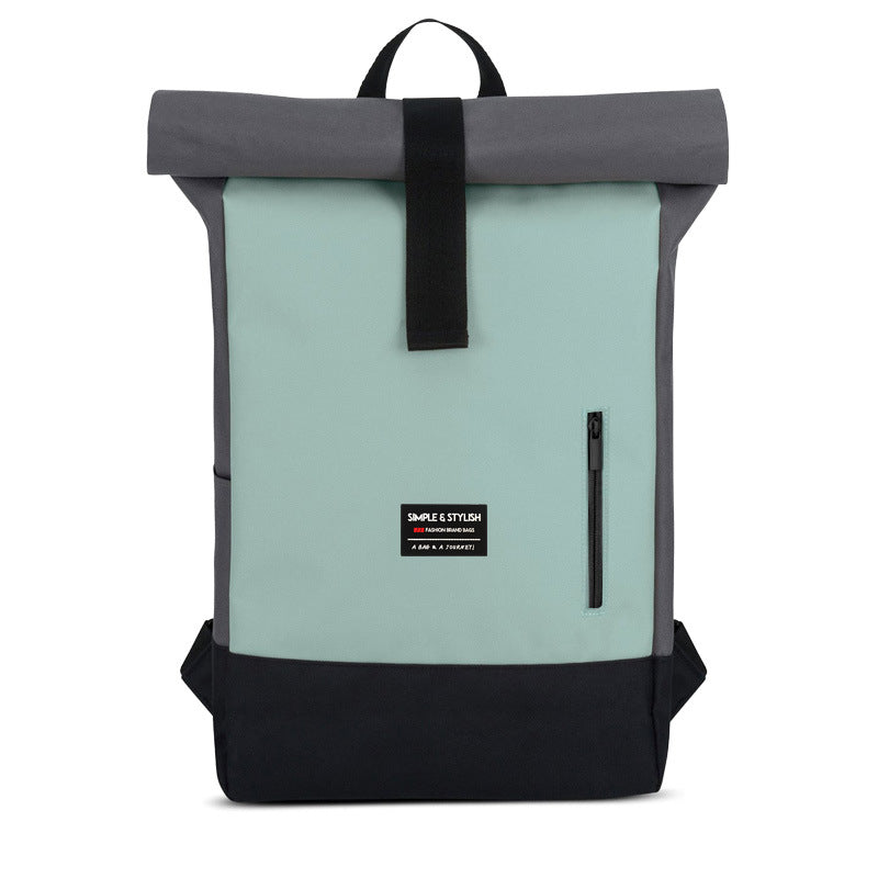Edge Large Capacity Solid Color Trendy Backpacks