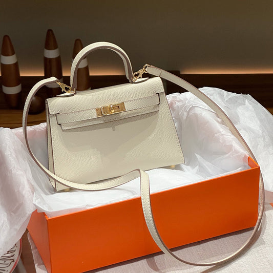 Women's Leather Second Generation Kelly Mini Fashionable Crossbody Bags