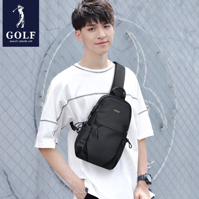 Men's Trendy Leisure Outing Large Capacity Oxford Men's Chest Bags