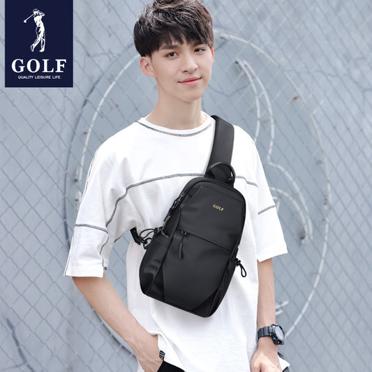 Men's Trendy Leisure Outing Large Capacity Oxford Men's Chest Bags