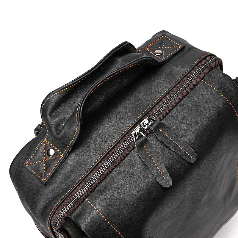 Leather Large Capacity First Layer Cowhide Backpacks