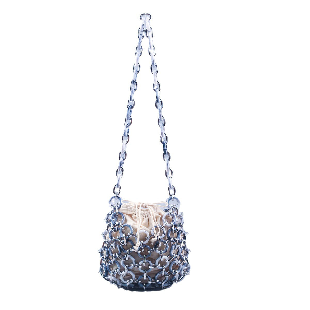 Niche Retro Style Dignified Hollow Hand-woven Shoulder Bags