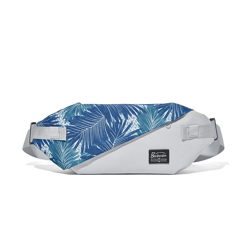 Men's Trendy Contrast Color Riding College Men's Chest Bags