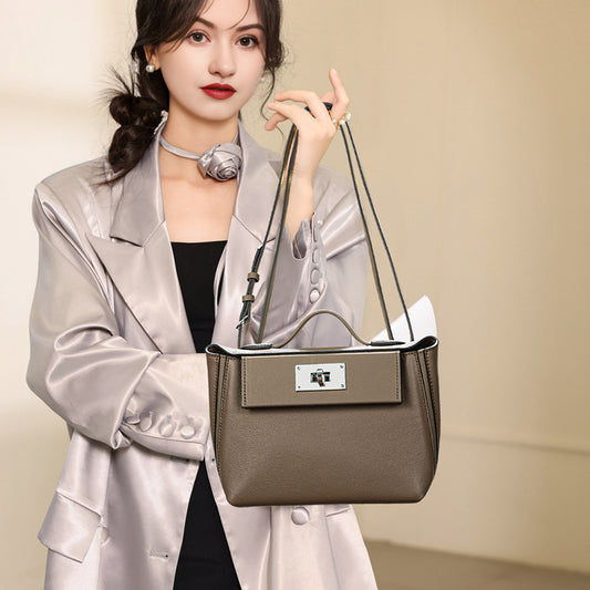 Women's Kelly High Version Large Capacity Simple Temperamental Handbags