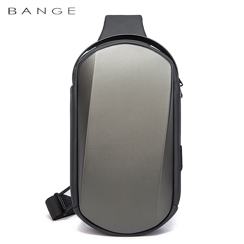 Men's Bange Waterproof Hard Shell Fashion Pouch Men's Chest Bags