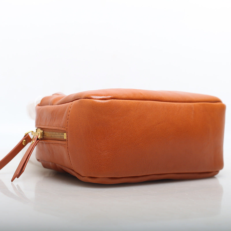 Women's Leather Retro Style Classic Imported Vegetable Shoulder Bags
