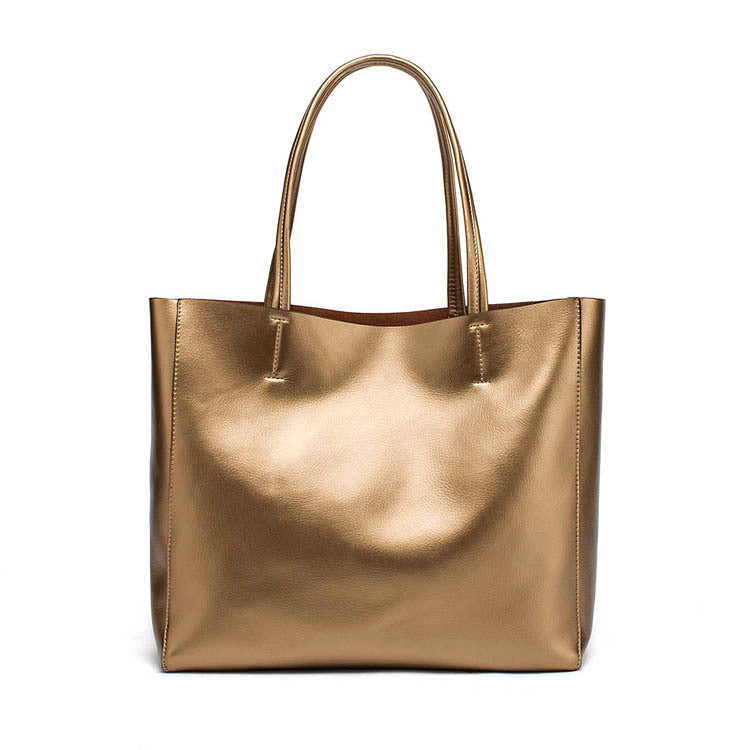 Women's Pearl Cowhide For Large Capacity Fashion Handbags