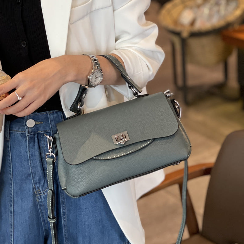 Women's Durable Leather Soft Large Capacity Handbags