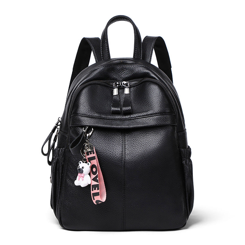 Women's Trendy Genuine Leather Fashion Autumn Backpacks