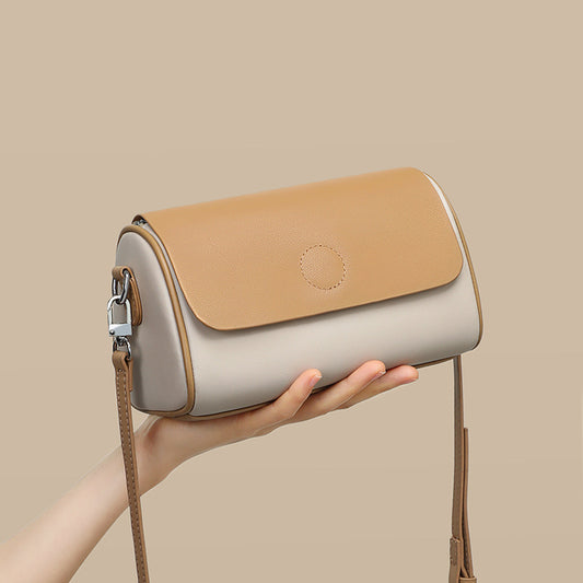 Women's High-grade Design Genuine Leather Pillow Mini Crossbody Bags