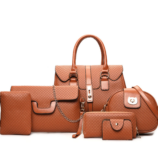 Women's Glamorous Fashion Hand Set Embossed Handbags