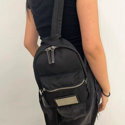 Korean Style Simple Mini Metal Trendy Backpacks