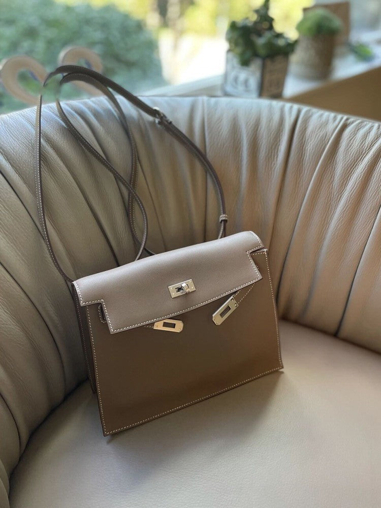 Graceful Glamorous Dancing Fashion Leather Kelly Bags