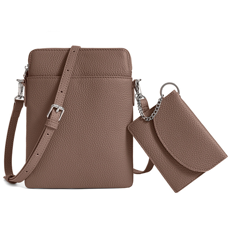 Women's Genuine Leather Cell Fashion Minority Design Phone Bags