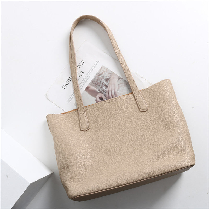 Matching Large Capacity Leisure Simple Advanced Handbags