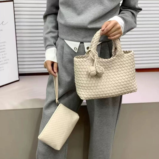 Women's Vegetable Basket Handmade Hand Carrying Leisure Shoulder Bags