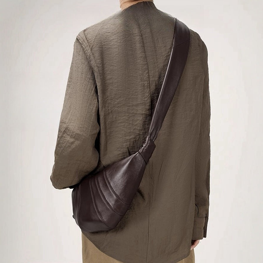 Niche Sheepskin Croissant Korean Style Idle Bags